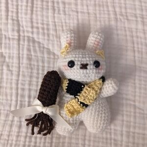 Hufflepuff Miffy Crochet Plushie